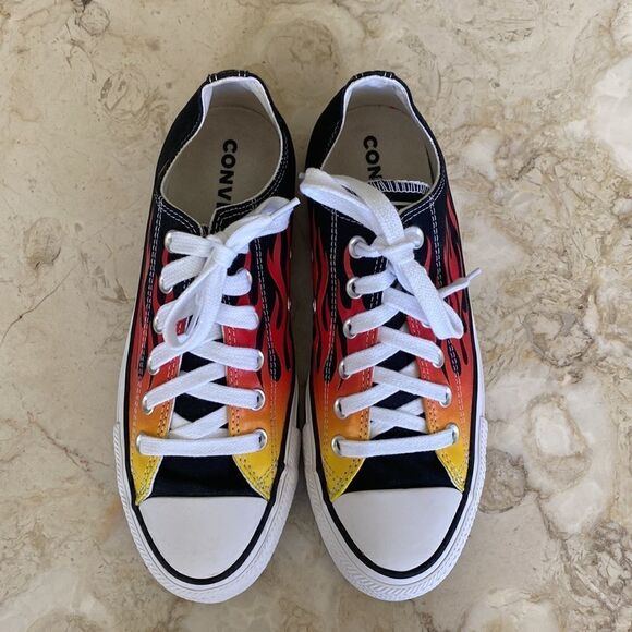 Rare Converse Chuck Taylor All Star Low 'Flame' Rare Unisex - Picture 5 of 15
